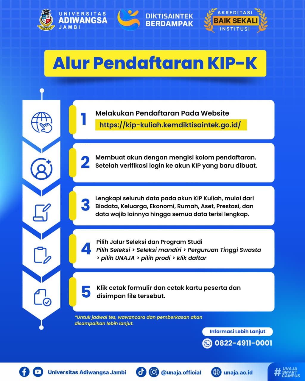 PENDAFTARAN KIP-KULIAH UNIVERSITAS ADIWANGSA JAMBI 2026