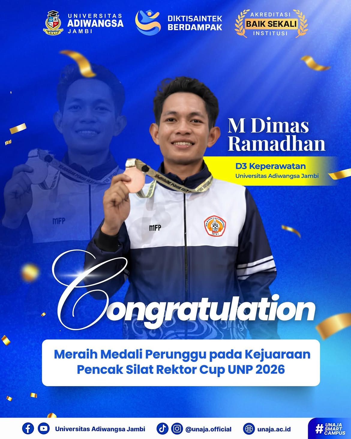 Pencak Silat Rektor Cup UNP 2026 - Medali Perunggu