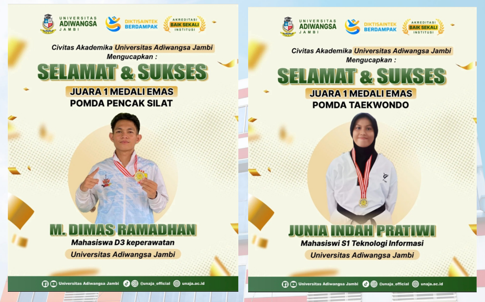 JUARA 1 MEDALI EMAS POMDA 2025