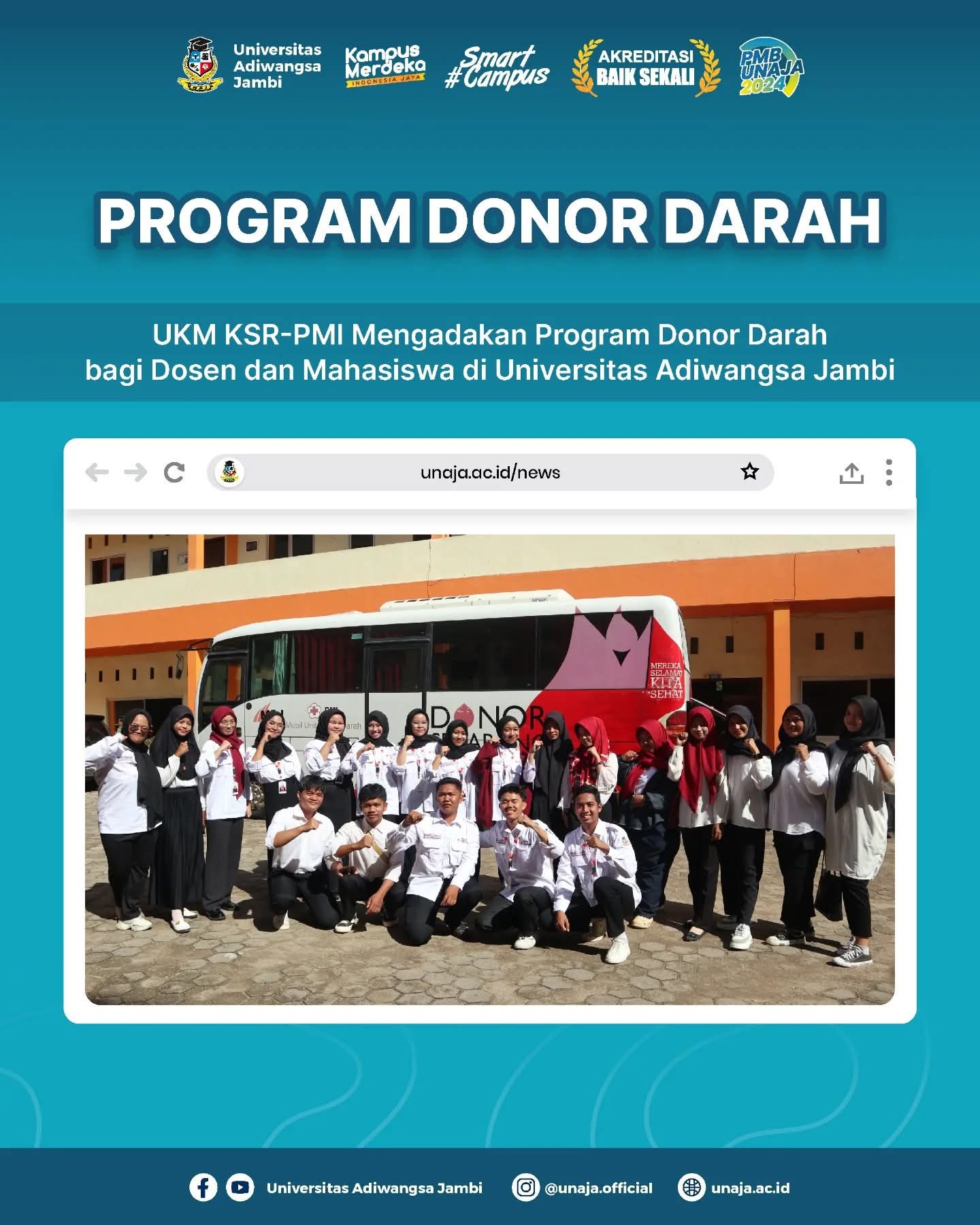 Program Donor Darah UKM KSR-PMI