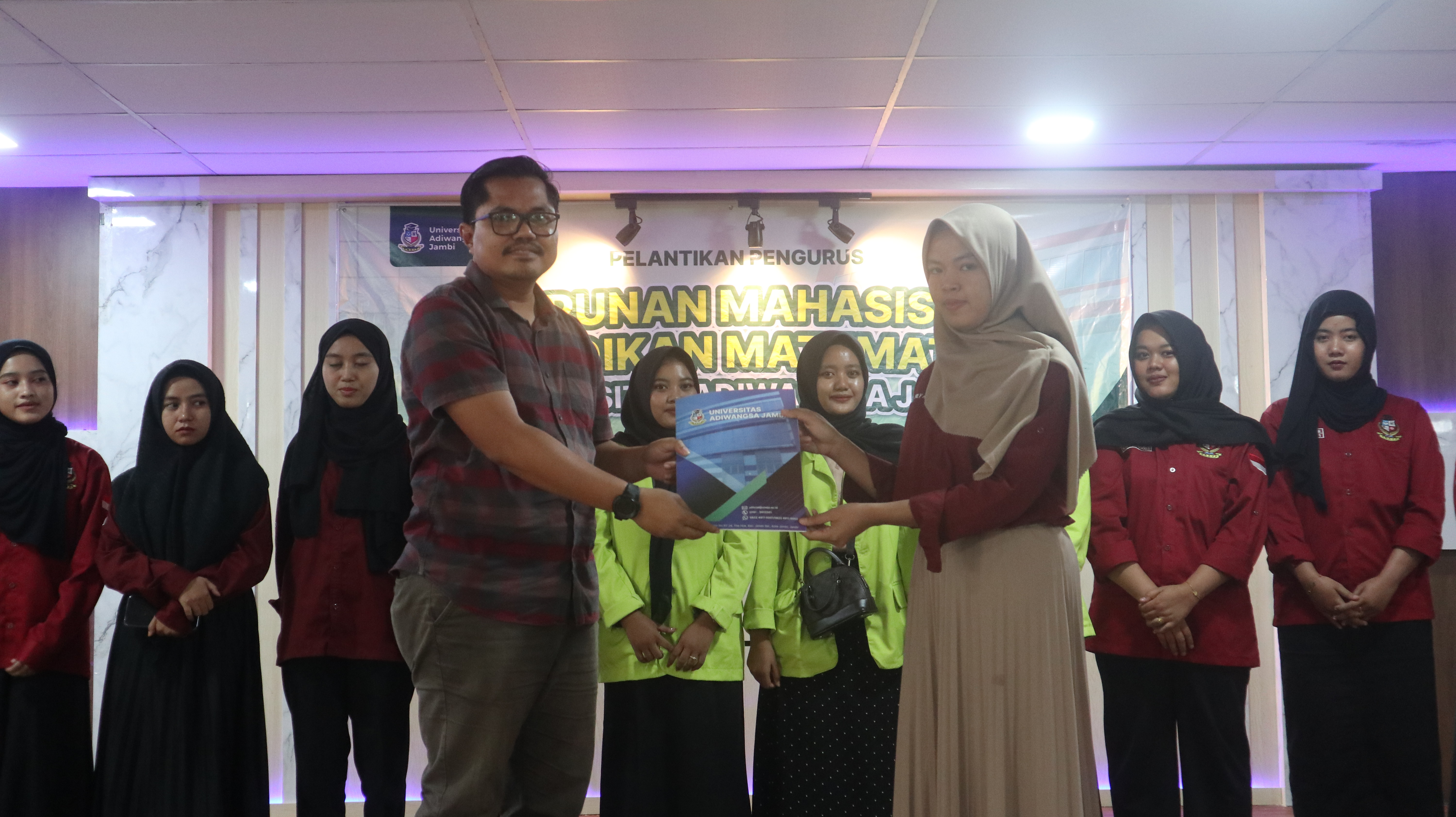 Pelantikan Ketua HIMAPENTIKA (Himpunan Mahasiswa Matematika)